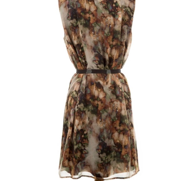 Cop.Copine sleeveless dress with belt - Picture 3 of 4